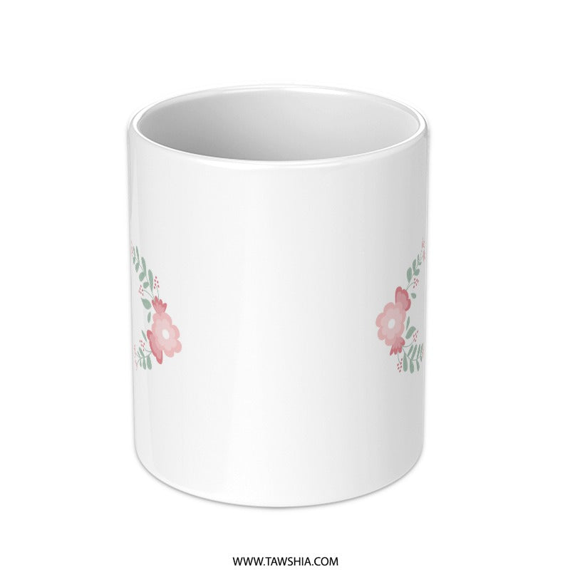 Floral Mom Mug, Mothers Day Gift, Cute Mom Coffee Mug, Gift For Her, Mom Birthday Gift, Mom Mug, Flower Mug, Gifts for Moms - Tawshia
