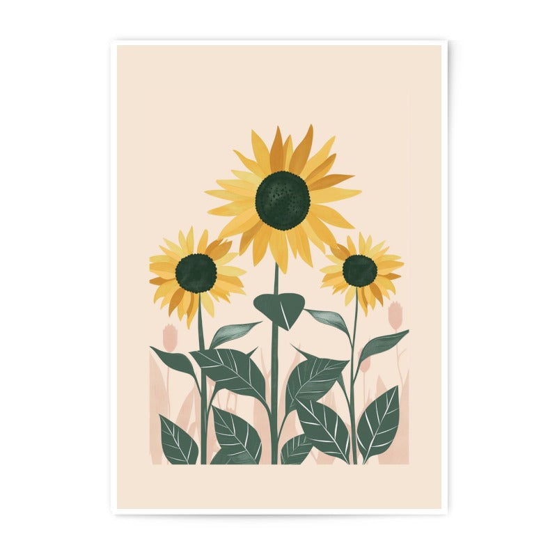Sunflower Photographic Print, Floral Wall Art, Botanical Print, Summer Decor, Flower Art, Home Decor, Floral Gift, Wall Decor (134) - Tawshia