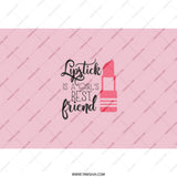 Lipstick Tumbler, Best Friend Tumbler, Makeup Tumbler, Girly Tumbler, Cute Tumbler, Gift for Her, Pink Tumbler, Stainless Steel Tumbler - Tawshia