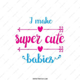 Super Cute Babies Pocket Mirror, New Mom Gift, Baby Shower Gift, Funny Mom, Gift for Her, Cute Pocket Mirror, Pocket Mirror - Tawshia