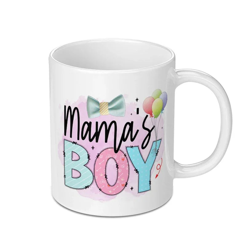 Mama's Boy Mug, Baby Boy Gift, New Mom Gift, Boy Mom Coffee Mug, Gift for Mommy, Cute Mug, Decorative Mug, Unique Mugs - Tawshia