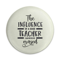 Teacher Influence Pinback Button, Teacher Appreciation Gift, Educator Present, School Staff Gift, Thank You Teacher Button - Tawshia