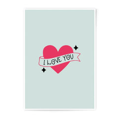 Heart Photographic Print, I Love You Photo Print, Valentine Gift Print, Romantic Photo Prints, Love Heart Home Decor - Tawshia