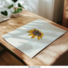 Brown Eyed Susan Photographic Prints, Floral Wall Art, Minimalist Flower Photo, Botanical Print, Home Decor, Fine Art Photography - Tawshia