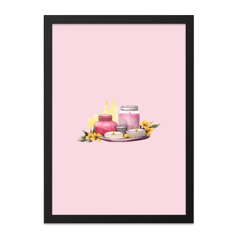 Candle Wall Art, Spa Decor Print, Relaxation Wall Decor, Aromatherapy Art, Home Decor, Peaceful Home Art, Modern Wall Art - Tawshia
