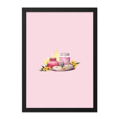 Candle Wall Art, Spa Decor Print, Relaxation Wall Decor, Aromatherapy Art, Home Decor, Peaceful Home Art, Modern Wall Art - Tawshia