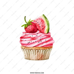 Cupcake Pillow, Strawberry Pillow, Watermelon Pillow, Dessert Pillow, Cute Pillow, Decorative Pillow, Home Decor Pillow - Tawshia