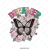 Dreamer Butterfly Tote Bag, Floral Tote, Trendy Tote, Cute Aesthetic Bag, Graphic Tote Bag, Shopping Bag, Book Bag, Everyday Bag - Tawshia