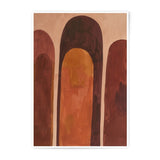 Abstract Arches Photographic Print, Modern Art Print, Earth Tone Wall Decor, Minimalist Home Decor, Brown and Beige Art, Archway Print - Tawshia