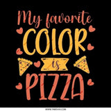 My Favorite Color Pizza Pinback Button, Food Lover Gift, Pizza Saying Pin, Pizza Lover Button, Cute Pins, Funny Badge, Gift For Friend - Tawshia