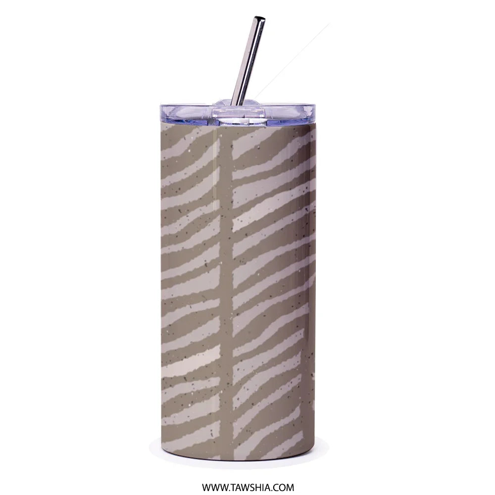 Stylish Insulated Tumbler with Bold Zebra Stripes product