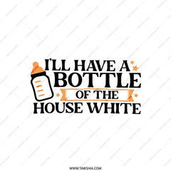 Funny Baby Bottle Pillow, I'll Have A Bottle, House White, New Mom Gift, Baby Shower, Cute Pillow, Decorative Pillow, Throw Pillow - Tawshia