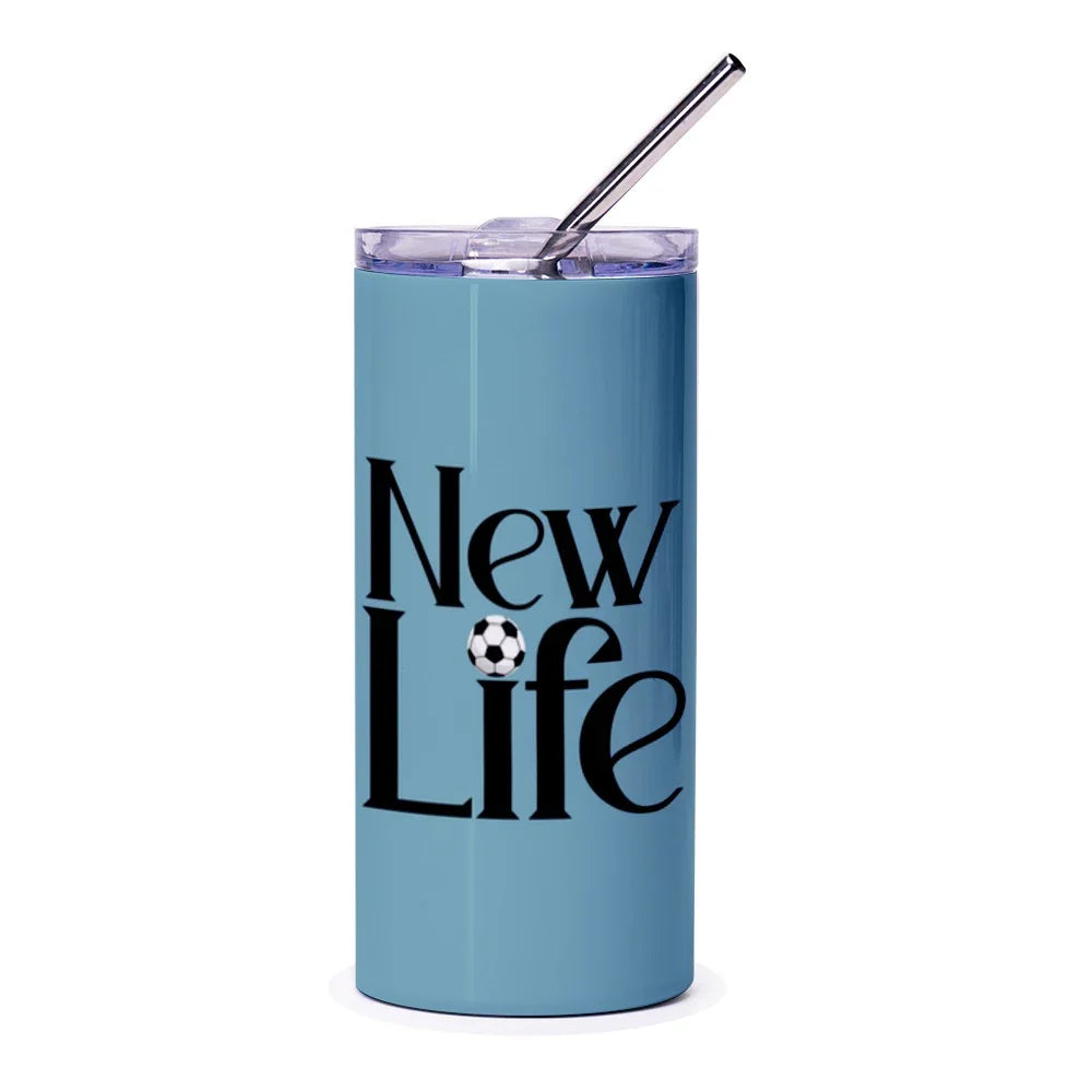 New Life Motivational Blue Tumbler Travel Mug product