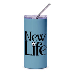 New Life Motivational Blue Tumbler Travel Mug product