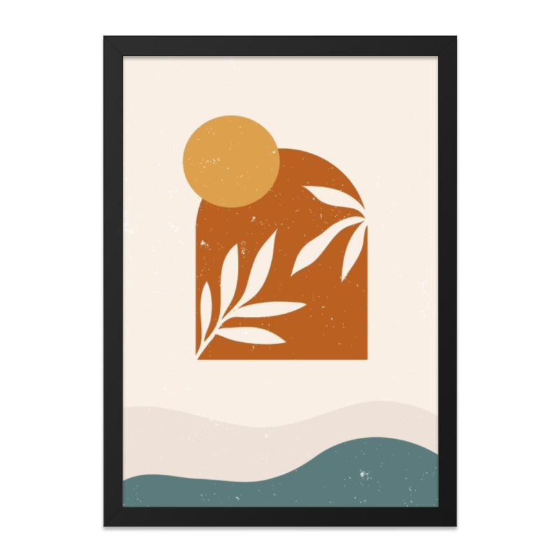 Abstract Landscape Wall Art, Boho Print, Geometric Art, Neutral Wall Decor, Minimalist Art Print, Modern Home Decor, Nature Inspired Art - Tawshia