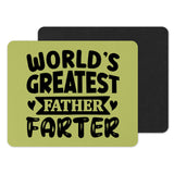 World's Greatest Father Farter Funny Mouse Pad Product