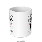 Nurse Life Mug, Gift for Nurses, Nurse Appreciation, Healthcare Mug, Heartbeat, Stethoscope, Nursing School Graduation Gift - Tawshia
