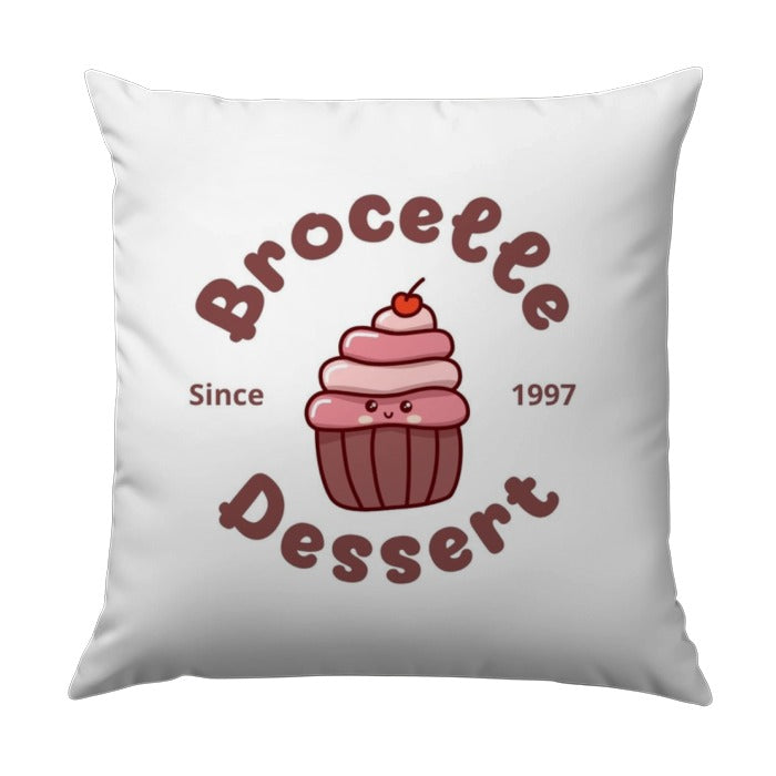 Cupcake Pillow, Brocelee Dessert Throw Pillow, Cute Food Pillow, Kawaii Cupcake Design, Sweet Treat Home Decor, Since 1997 Pillow - Tawshia