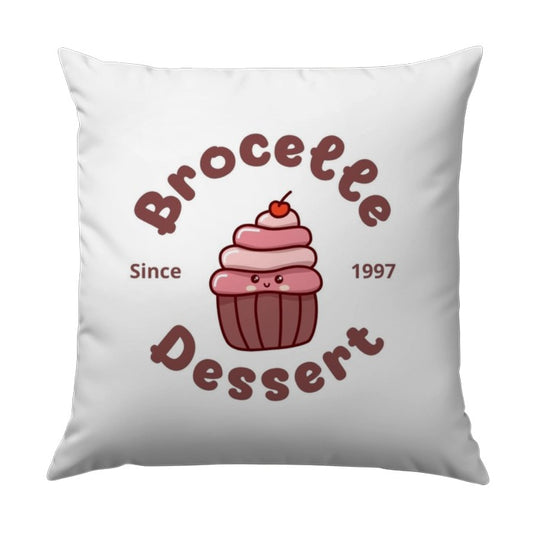 Cupcake Pillow, Brocelee Dessert Throw Pillow, Cute Food Pillow, Kawaii Cupcake Design, Sweet Treat Home Decor, Since 1997 Pillow - Tawshia