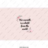 Warmth Shield Tumbler, Floral Tumbler, Inspirational Quote Tumbler, Women's Gift, Gift For Her, Best Seller Tumbler - Tawshia