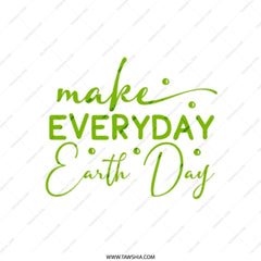 Earth Day Tote Bag, Reusable Shopping Bag, Everyday Earth Day, Environmental Gift, Eco Friendly Bag, Canvas Tote Bag, Gifts for Her - Tawshia