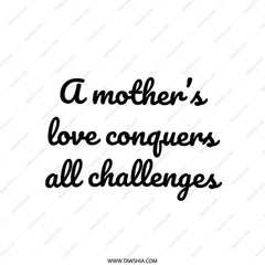 Mother's Love Pillow, Inspirational Quote Pillow, Gift for Mom, Home Decor Pillow, Motivational Pillow, Decorative Throw Pillow - Tawshia