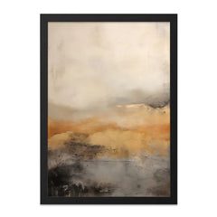 Abstract Landscape Wall Art, Modern Art Print, Home Decor Painting, Neutral Tones Artwork, Contemporary Art Print, Living Room Decor - Tawshia