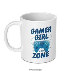 Gamer Girl in the Zone Graphic Mug product type