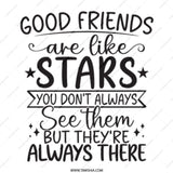 Good Friends Like Stars Mug, Friendship Gift, Best Friend Coffee Mug, Long Distance Friend Gift, Inspirational Friend Present - Tawshia