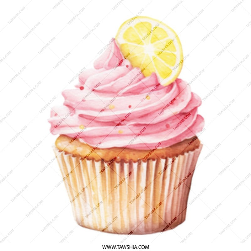 Lemon Cupcake Mug, Foodie Gift, Sweet Treat Mug, Baking Lover Gift, Cute Cupcake Coffee Mug, Dessert Mug - Tawshia