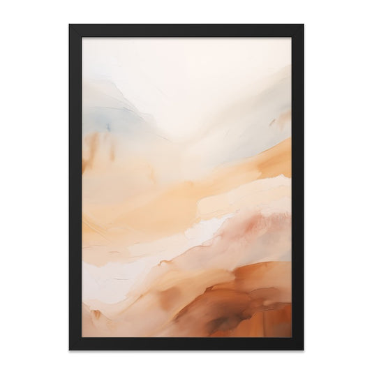 Abstract Landscape Wall Art, Earth Tone Art Print, Minimalist Home Decor, Modern Art Printable, Neutral Color Artwork, Living Room Decor - Tawshia