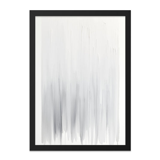 Abstract Grey and White Wall Art, Minimalist Painting Print, Modern Home Decor, Neutral Tone Artwork, Contemporary Wall Decor - Tawshia