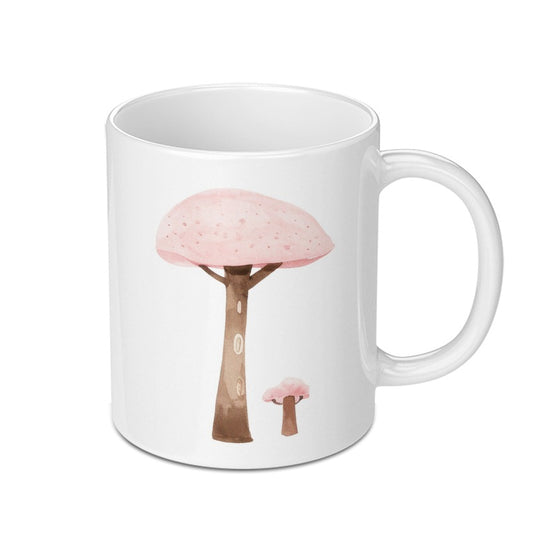 Mushroom Cottagecore Mug, Cottagecore Decor, Toadstool Cup, Enchanted Forest Gift, Fairycore Mug, Gift for Her, Drinkware - Tawshia
