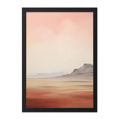 Desert Landscape Wall Art, Abstract Desert Print, Neutral Tone Art, Modern Home Decor, Scenic Wall Decor, Mountain Landscape Art - Tawshia