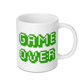 Game Over Mug, Pixel Art, Retro Gamer Gift, 8 Bit Design, Geeky Mug, Video Game, Funny Mug, Gamer Coffee Mug, Geek Gift, Gift for Him - Tawshia