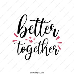 Better Together Pillow, Cute Throw Pillow, Decorative Pillow, Home Decor Pillow, Gift Idea Pillow, Love Pillow, Couple Pillow - Tawshia