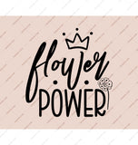 Flower Power Crown and Flowers Design product