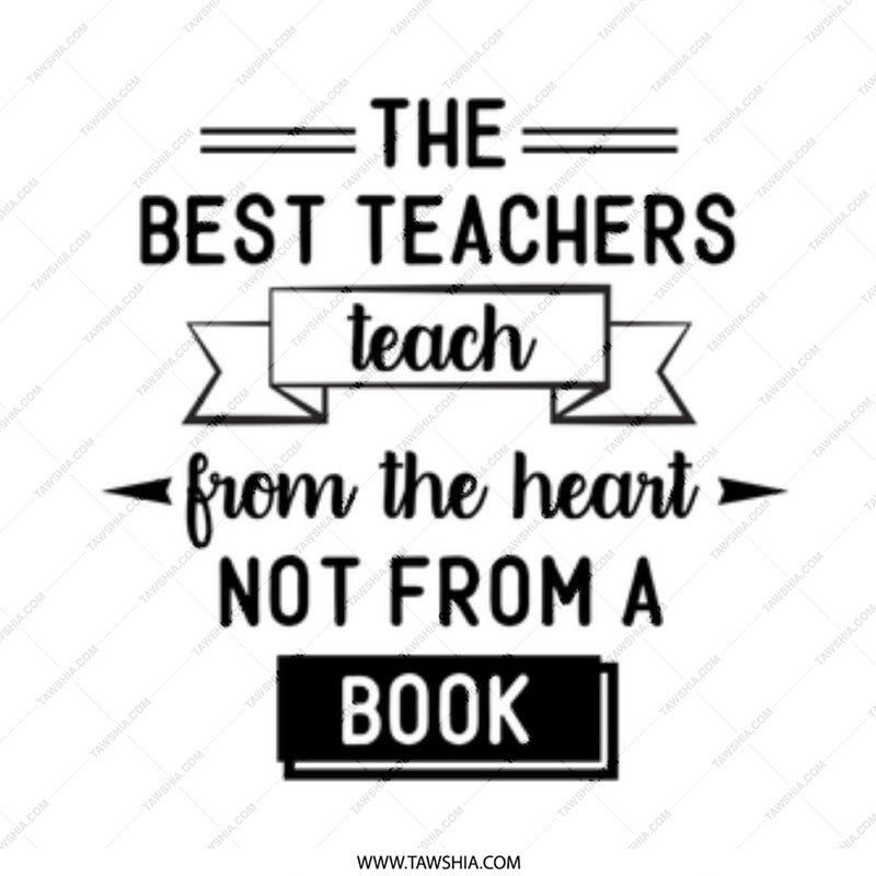 Teacher Mug Gift, Best Teacher Mug, Teacher Appreciation Gift, Teach from Heart Mug, Book Mug, Teacher Quote Mug, Coffee Mug - Tawshia