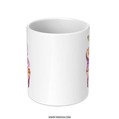 Plum Cupcake Mug, Watercolor Fruit Mug, Pastry Lover Gift, Dessert Mug, Kitchen Decor, Foodie Gift, Baking Mug, Coffee Cup, Tea Mug - Tawshia