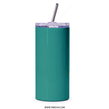 Lighthouse Tumbler, Coastal Tumbler, Floral Tumbler, Beach Decor Tumbler, Nautical Gift Idea, Ocean Lover Tumbler, Cute Tumbler, Travel Mug - Tawshia