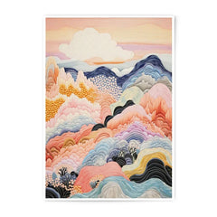 Dreamy Landscape Photographic Prints, Pastel Mountain Art, Abstract Nature Wall Decor, Calming Home Decor, Unique Gift Idea - Tawshia