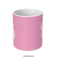 Cute Bunny Mug, Pink Rabbit Gift, Kawaii Coffee Cup, Animal Lover, Spring Decor, Easter Mug, Bunny Lover Gift, Tea Cup, Gift Idea - Tawshia