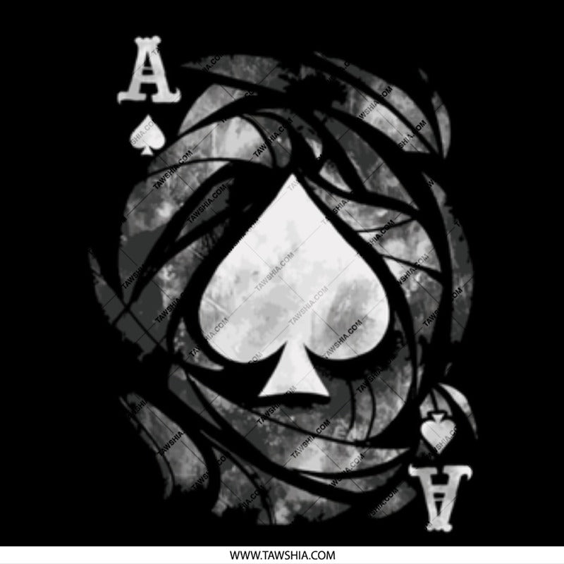 Ace of Spades Abstract Design Art Print product