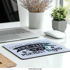 Coffee And Friends Mouse Pad, Perfect Blend Design, Funny Office Decor, Coffee Lover Gift, Computer Accessory, Cute Desk Mat - Tawshia