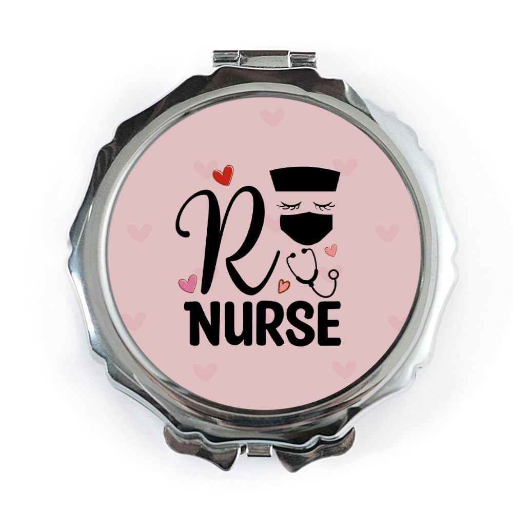RN Nurse Pocket Mirror, Registered Nurse Gift, Nursing Student, Healthcare Worker, Medical Staff Appreciation, Nurse Graduation Present - Tawshia