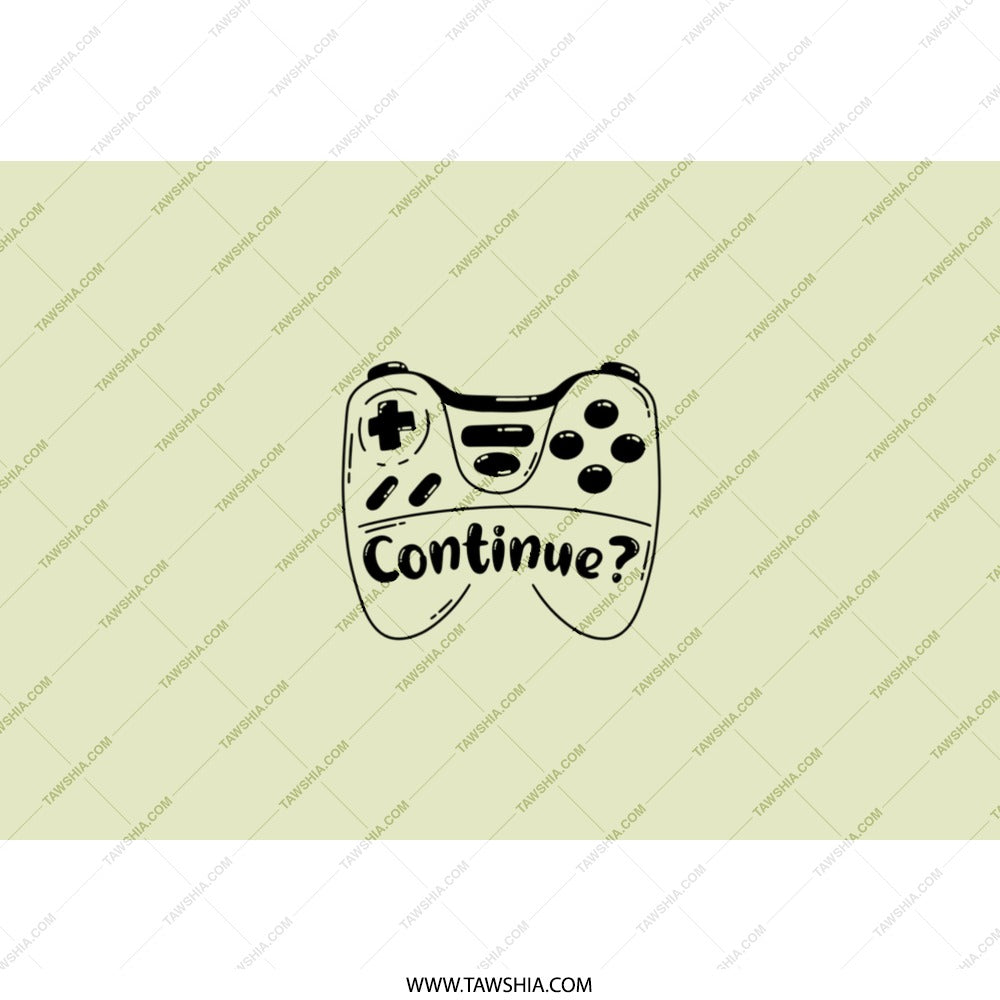 Gaming Tumbler, Continue Question, Game Lover Gift, Gamer Mug, Funny Tumbler, Video Game, Unique Gift, Gift Idea, Play More Tumbler - Tawshia