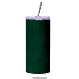Saudi National Day Tumbler, Kingdom of Saudi Arabia Celebration, Green Design, KSA Pride, Palm Tree and Swords Art, Travel Mug - Tawshia