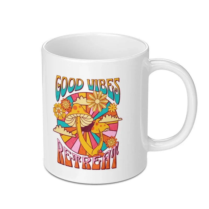 Good Vibes Retreat Colorful Coffee Mug product