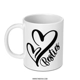 Besties Mug, Friend Gift, BFF Mug, Best Friend Mug, Friendship Mug, Cute Best Friend Gift, Funny Mug, Gift for Her, Best Friend Ever Mug - Tawshia