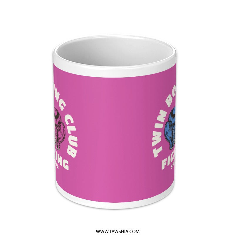 Twin Boxing Club Fighting SPCC Pink Mug product